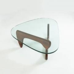 Isamu Noguchi Early Noguchi IN 50 Coffee Table by Isamu Noguchi Walnut Base Second Generation - 3414192