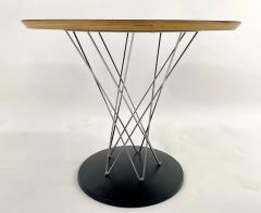 Isamu Noguchi Isamu Noguchi Cyclone End Table for Knoll MCM Black Laminate and Chrome Signed - 2922702