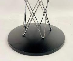 Isamu Noguchi Isamu Noguchi Cyclone End Table for Knoll MCM Black Laminate and Chrome Signed - 2922707