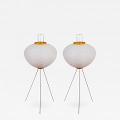 Isamu Noguchi Pair of Akari 10A Floor Lamps by Isamu Noguchi - 549286