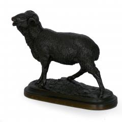 Isidore Bonheur Bronze Sculpture Merino Ram Cast after Model by Isidore Jules Bonheur - 1175465