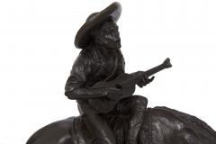 Isidore Bonheur Spanish Guitar Player Bronze Sculpture by Isidore Bonheur Peyrol Foundry - 888636
