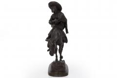 Isidore Bonheur Spanish Guitar Player Bronze Sculpture by Isidore Bonheur Peyrol Foundry - 888641