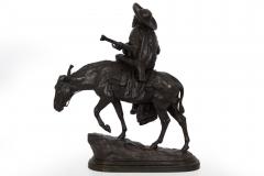 Isidore Bonheur Spanish Guitar Player Bronze Sculpture by Isidore Bonheur Peyrol Foundry - 888643