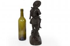 Isidore Bonheur Spanish Guitar Player Bronze Sculpture by Isidore Bonheur Peyrol Foundry - 888646