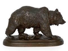 Isidore Bonheur Walking Bear French Bronze Sculpture by Isidore Bonheur Peyrol - 1104769
