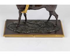 Isidore Jules Bonheur A Rare Gilt and Patinated Bronze Jockey on A Horse - 3210755