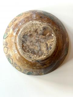 Islamic Buff Ware Slip Paint Ceramic Bowl with Animate Design Nishapur - 4484179