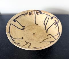 Islamic Glazed Pottery Bowl with Kufic Calligraphy Nishapur Ware Provenance - 4243224