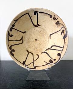 Islamic Glazed Pottery Bowl with Kufic Calligraphy Nishapur Ware Provenance - 4243226