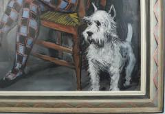 Ismael de la Serna Harlequin and his dog - 4381502