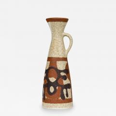 Israeli Mid Century Lapid Glazed Flaired Top Pitcher - 4709412
