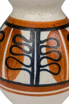 Israeli Mid Century Lapid Glazed Round Top Pitcher - 4670679