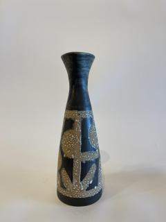 Israeli Mid Century Lapid Lava Glazed Ceramic Pitcher - 4195665