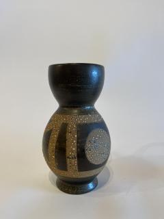 Israeli Mid Century Lapid Lava Glazed Ceramic Pitcher - 4195677
