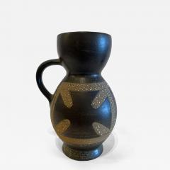 Israeli Mid Century Lapid Lava Glazed Ceramic Pitcher - 4222055