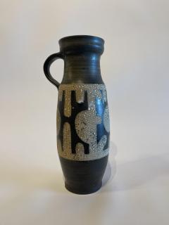Israeli Mid Century Lapid Lava Glazed Ceramic Pitcher - 4195802