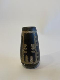 Israeli Mid Century Lapid Lava Glazed Ceramic Vase - 4195687