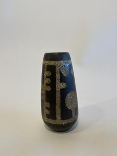 Israeli Mid Century Lapid Lava Glazed Ceramic Vase - 4195692