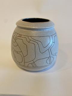 Israeli Mid Century Lapid Sgraffito Glazed Ceramic Bowl - 4197082