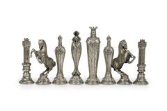 Italfama Italian Renaissance Themed 32 Piece Metal Chess Set - 4664307