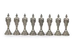 Italfama Italian Renaissance Themed 32 Piece Metal Chess Set - 4664309
