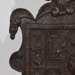 Italian 16th 17th Century Folk Art Forged Iron Coat of Arms - 4111779