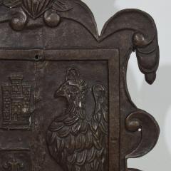 Italian 16th 17th Century Folk Art Forged Iron Coat of Arms - 4111780