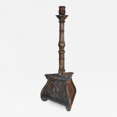 Italian 17th Century Baroque Tall and Painted Torche re - 626504