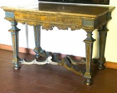 Italian 17th Century Painted and Parcel Gilt Console Table - 1622607