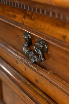 Italian 17th Century Walnut Buffet with Drop Front Hidden Drawers and Two Doors - 3660410