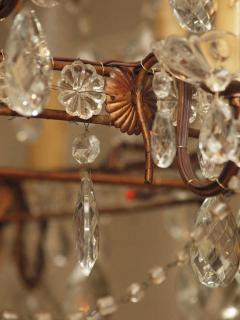 Italian 18 Lite Crystal Tiered Chandelier - 1362562