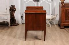 Italian 1820s Walnut and Mahogany Desk with Five Drawers Pull out and Banding - 3599385