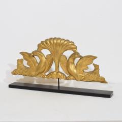 Italian 18th 19th Century Carved Giltwood Neo Classical Ornament With Birds - 4121334
