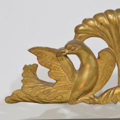 Italian 18th 19th Century Carved Giltwood Neo Classical Ornament With Birds - 4121366