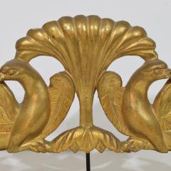 Italian 18th 19th Century Carved Giltwood Neo Classical Ornament With Birds - 4121372