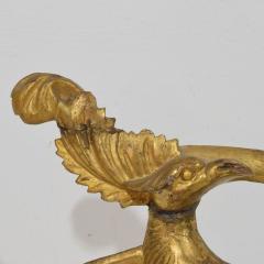 Italian 18th 19th Century Carved Giltwood Neo Classical Style bird Ornament - 4121437