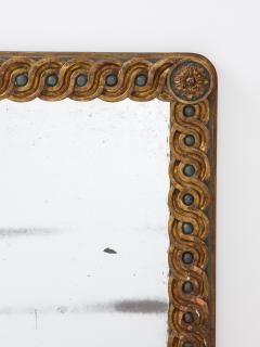 Italian 18th Century Carved Gilded and Painted Wall Mirror - 2479777