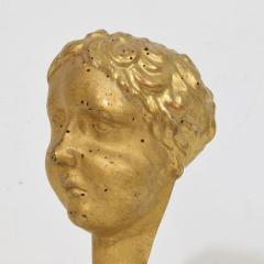 Italian 18th Century Carved Giltwood Baroque Angel Head - 4119887