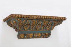 Italian 18th Century Carved Painted and Gilded Wall Console or Bracket - 2479795