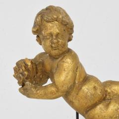 Italian 18th Century Carved Wooden Baroque Angel - 4508994