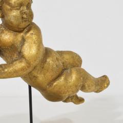 Italian 18th Century Carved Wooden Baroque Angel - 4508995