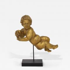 Italian 18th Century Carved Wooden Baroque Angel - 4509463