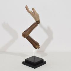 Italian 18th Century Carved Wooden Baroque Arm Of A Saint Figure - 4121340