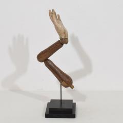 Italian 18th Century Carved Wooden Baroque Arm Of A Saint Figure - 4121346
