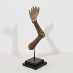 Italian 18th Century Carved Wooden Baroque Arm Of A Saint Figure - 4121388