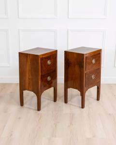 Italian 18th Century Directoire Period Bedside Tables Pair - 4599714