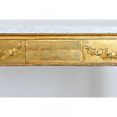 Italian 18th Century Giltwood Console with Original Marble Top - 4578136