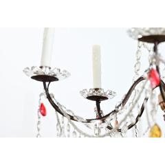 Italian 18th Century Giltwood Crystal Chandelier - 4759100