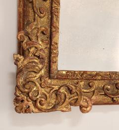 Italian 18th Century Giltwood Frame with Later Mirror circa 1780 - 2984201